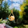 Élégant pendentif en perle d’eau douce et en cuivre plaqué or