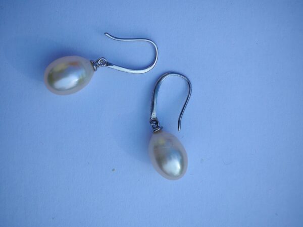 Boucles d’oreilles perle d’eau douce en argent