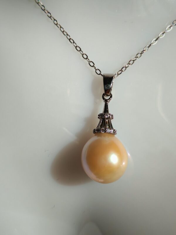 Collier parure perles d'eau douce en argent, bijoux faits main, cadeau pour femme