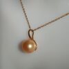 Collier Collier perle violet argent sterling plaqué or 18 carats - Copier - Copier