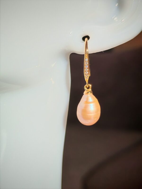 IMG_20250922_172246 Boucles d'oreilles perle d'eau douce en argent, bijoux faits main, cadeau élégant pour femme – Argent 925 – Bijou fait main – Cadeau femme