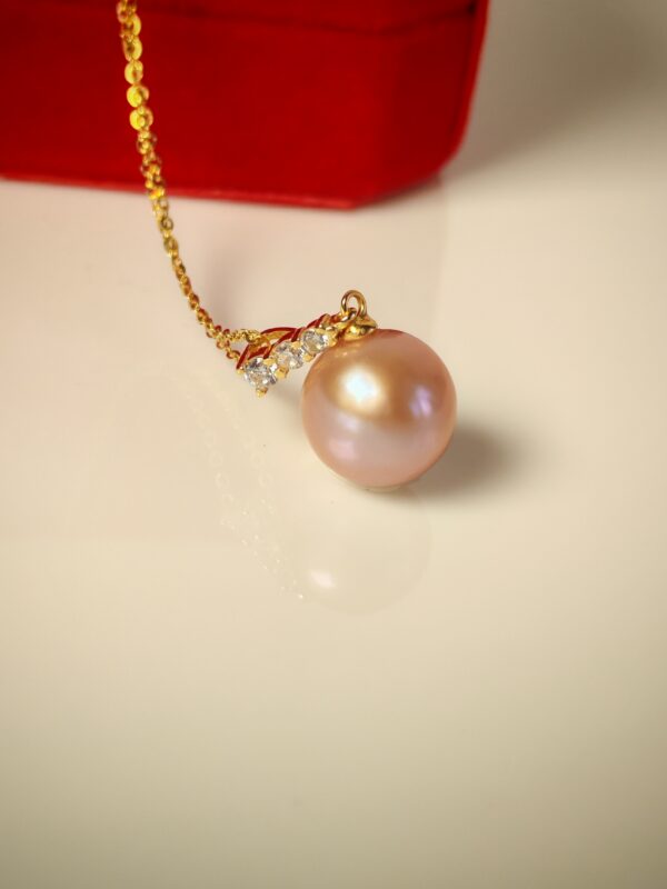 IMG_20260120_165010 Collier pendentif perle rose argent sterling plaqué or blanc