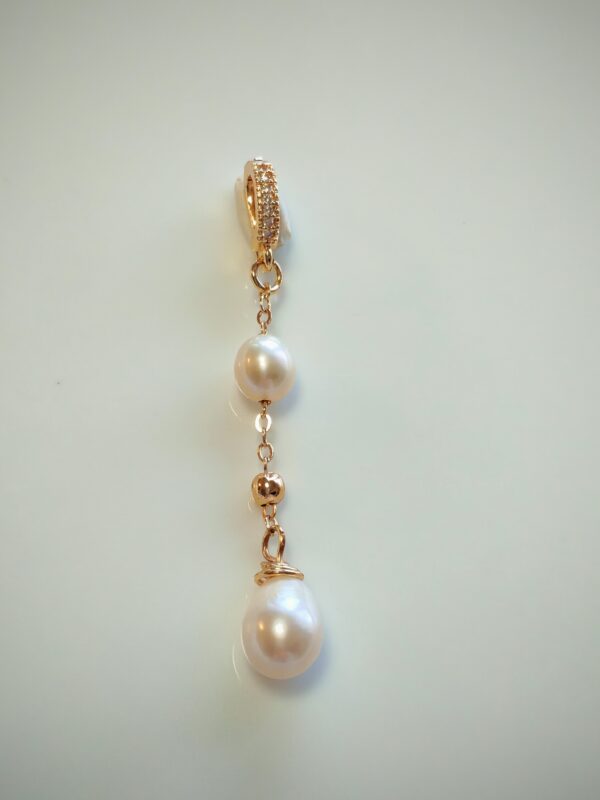 IMG_20260130_170415 Collier pendentif perle violet champagne plaqué or 14 carats