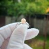 Bague perle d'eau douce en argent, bijoux faits main, cadeau élégant pour femme – Argent 925 – Bijou fait main – Cadeau femme