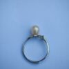 Bague perle d'eau douce en argent, bijoux faits main, cadeau élégant pour femme – Argent 925 – Bijou fait main – Cadeau femme