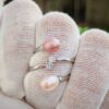 Bague perle d'eau douce en argent, bijoux faits main, cadeau élégant pour femme – Argent 925 – Bijou fait main – Cadeau femme