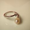 Bague perle d'eau douce en argent, bijoux faits main, cadeau élégant pour femme – Argent 925 – Bijou fait main – Cadeau femme