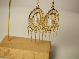 IMG_20260120_173411 Boucles d'oreilles perle d'eau douce en plaqué or 14, bijoux faits main, cadeau élégant pour femme – Bijou fait main – Cadeau femme