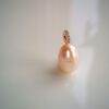 Collier pendentif perle argent sterling plaqué or