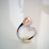 Bague perle d'eau douce en argent, bijoux faits main, cadeau élégant pour femme – Argent 925 – Bijou fait main – Cadeau femme