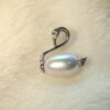 Collier pendentif perle argent sterling plaqué or