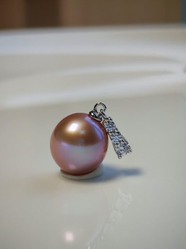 IMG_20260210_094822 Collier pendentif perle rose argent sterling plaqué or blanc