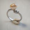 Bague perle d'eau douce en argent, bijoux faits main, cadeau élégant pour femme – Argent 925 – Bijou fait main – Cadeau femme