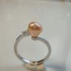 Bague perle d'eau douce en argent, bijoux faits main, cadeau élégant pour femme – Argent 925 – Bijou fait main – Cadeau femme