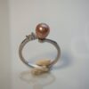 Bague perle d'eau douce en argent, bijoux faits main, cadeau élégant pour femme – Argent 925 – Bijou fait main – Cadeau femme