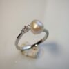 Bague perle d'eau douce en argent, bijoux faits main, cadeau élégant pour femme – Argent 925 – Bijou fait main – Cadeau femme