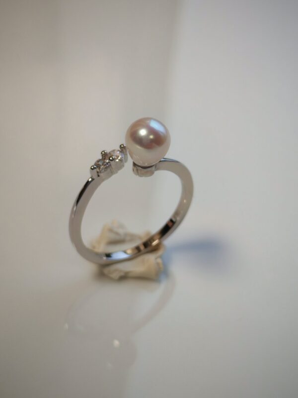 Bague perle d'eau douce en argent, bijoux faits main, cadeau élégant pour femme – Argent 925 – Bijou fait main – Cadeau femme