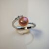 Bague perle d'eau douce en argent, bijoux faits main, cadeau élégant pour femme – Argent 925 – Bijou fait main – Cadeau femme