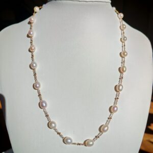 Collier lunettes plaqué or 14 carats