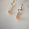 Boucles d'oreilles perle d'eau douce en plaqué or, bijoux faits main, cadeau élégant pour femme – Bijou fait main – Cadeau femme -