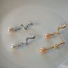 Boucles d'oreilles perle d'eau douce en plaqué or, bijoux faits main, cadeau élégant pour femme – Bijou fait main – Cadeau femme -
