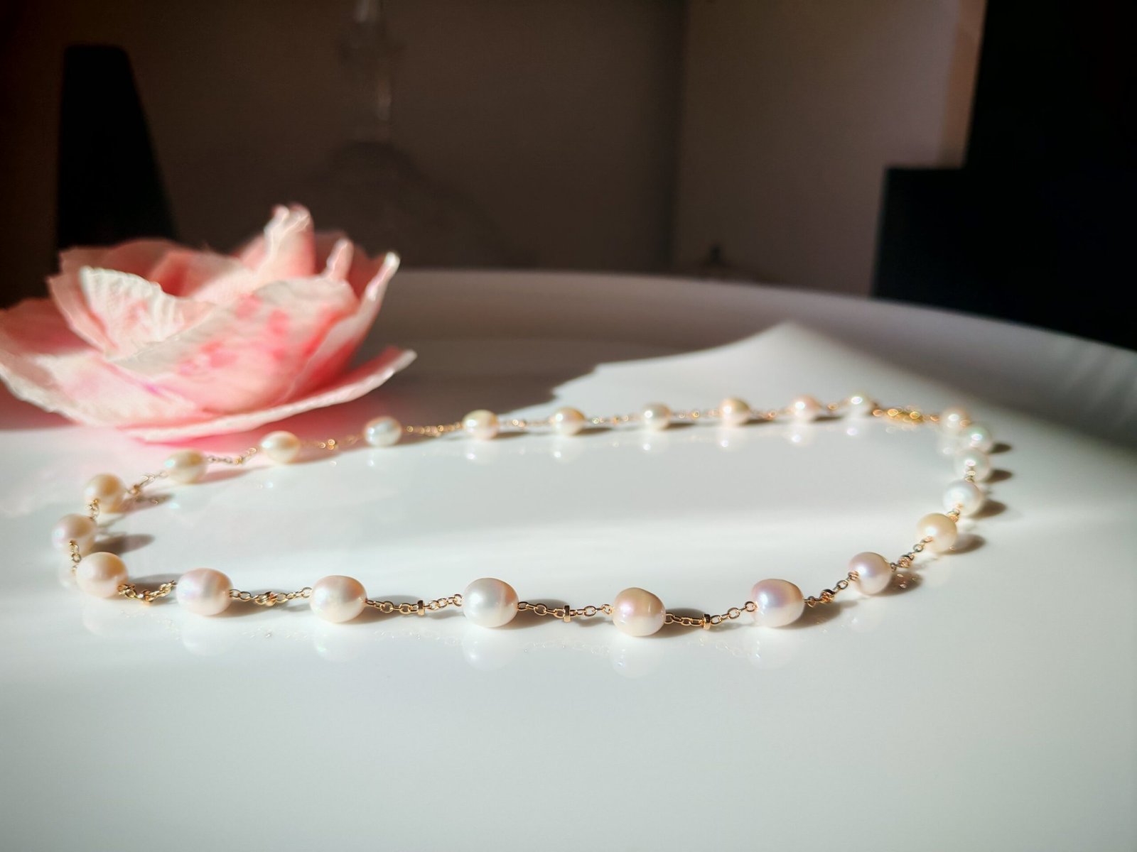 Collier lunettes plaqué or 14 carats - Image 16