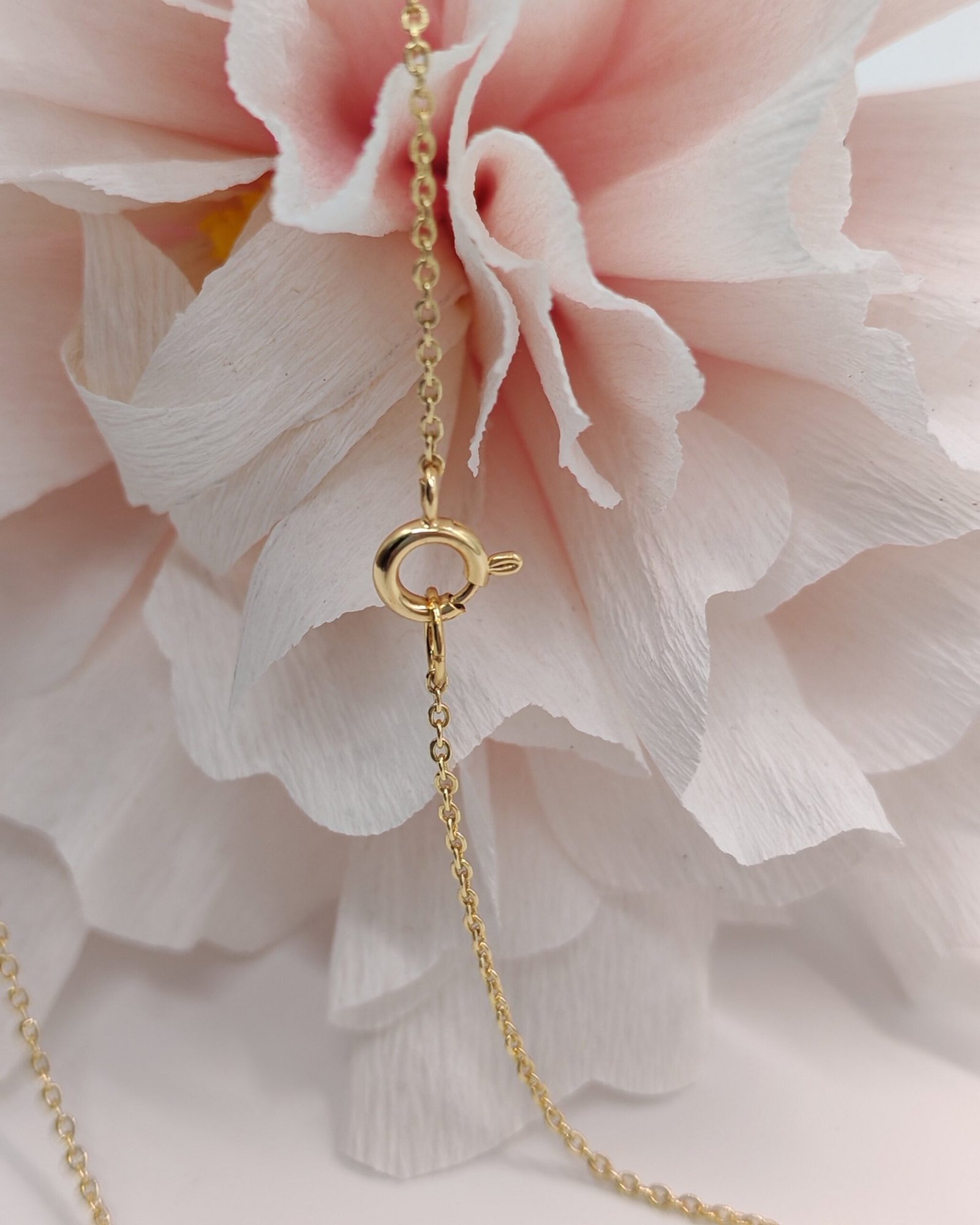 Collier pendentif perle plaqué or 14 carats - Image 3