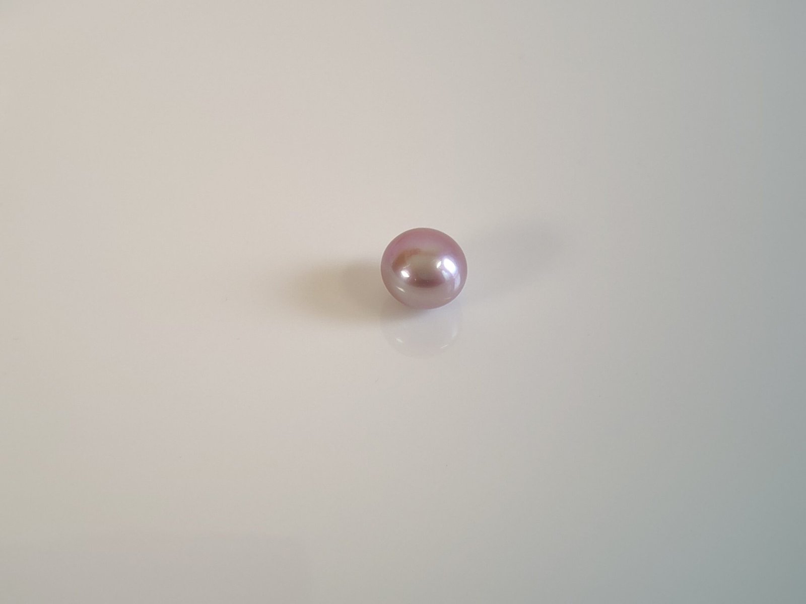 Perle de culture d'eau douce, mauve, ronde, 12 mm x 1pc - Image 3